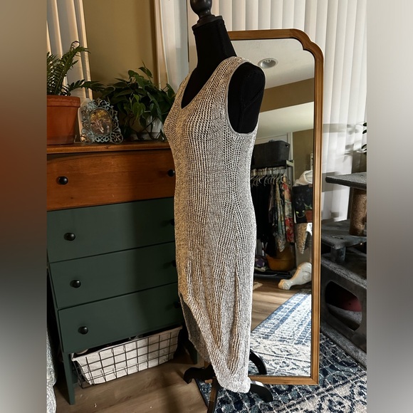 Feel the Piece Terre Jacobs Womens Sleeveless Maxi Tank Top Dress Gray Size XS/S - Picture 3 of 8